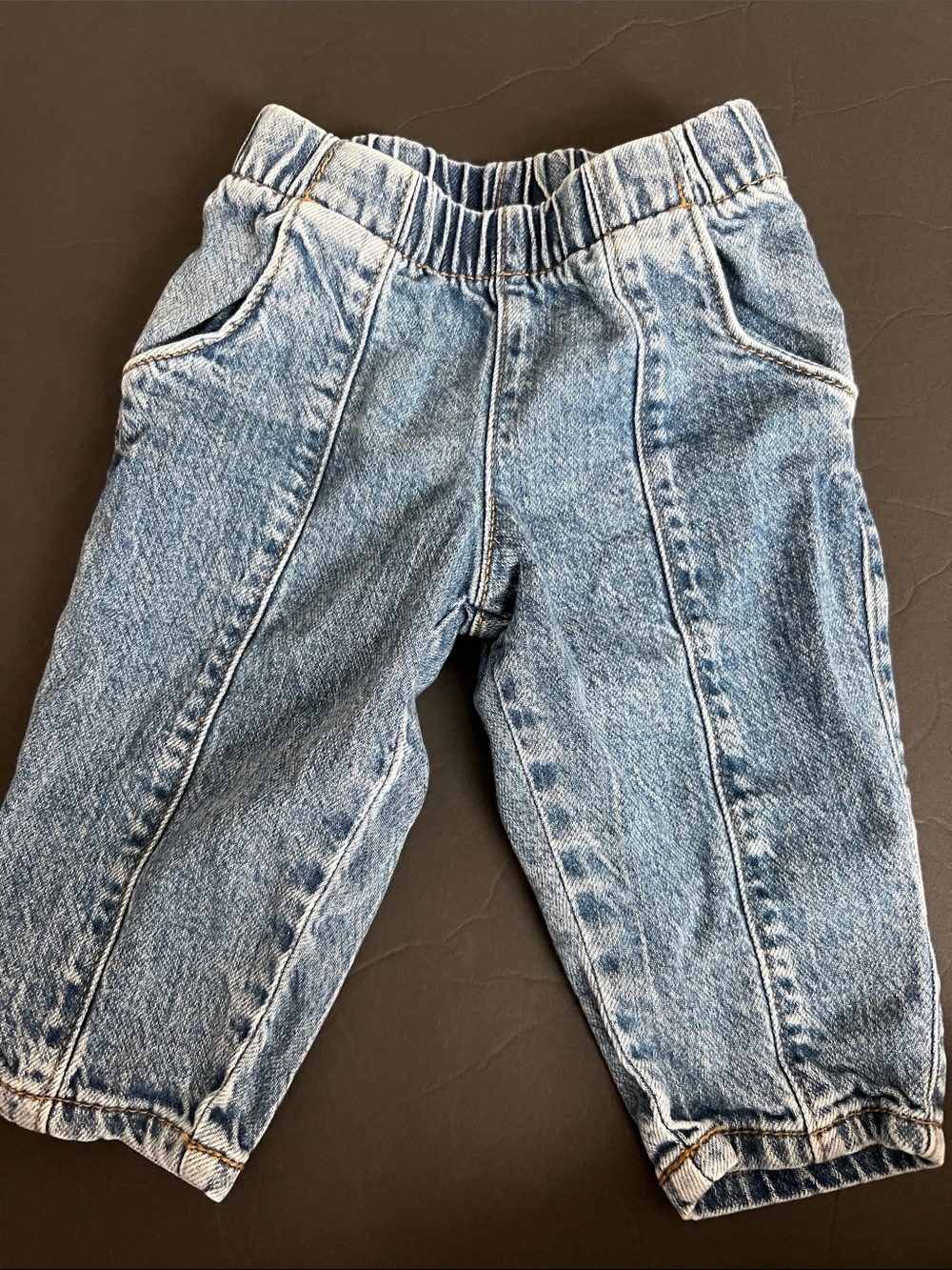 Cat & Jack Light Blue Elastic Waist Kids Denim Jeans